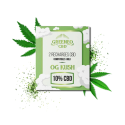 2x POD OG KUSH Greeneo Cartridges