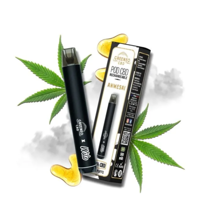Refillable 10% CBD Pod – ANMESAI / Greeneo
