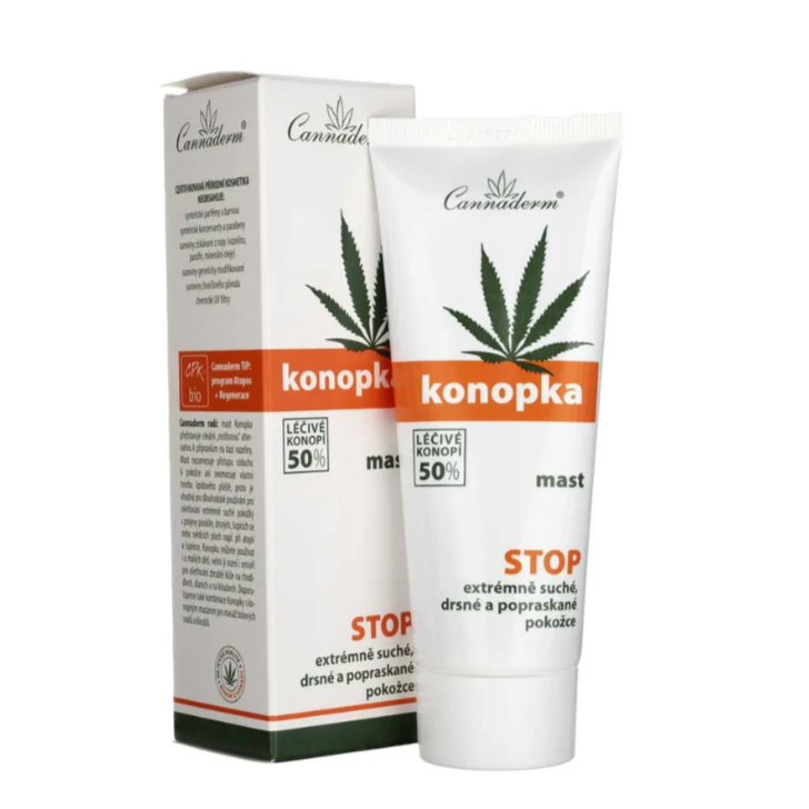 Cannaderm Konopka Pommade pour peau très sèche et Psoriasis - 75 g