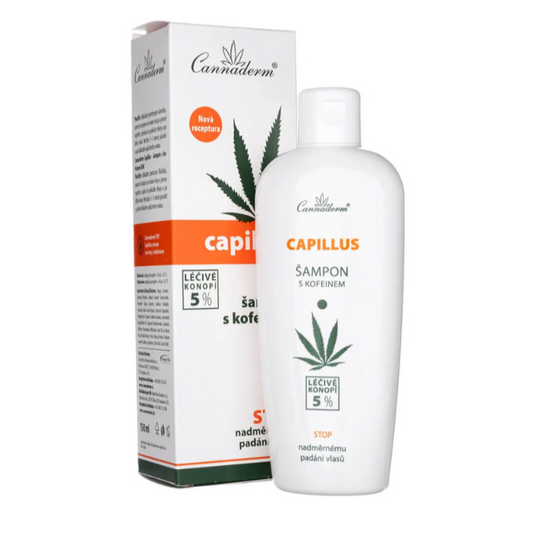 Cannaderm Capillus Shampooing contre la chute des cheveux avec caféine -150