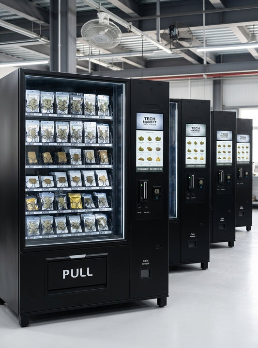 Distributeur Automatique XL Réfrigéré Connecté — Haut de Gamme, Full Option