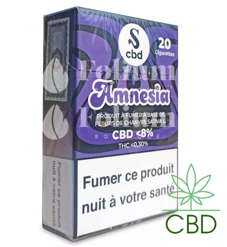 Cigarettes S CBD – Amnesia 8% CBD