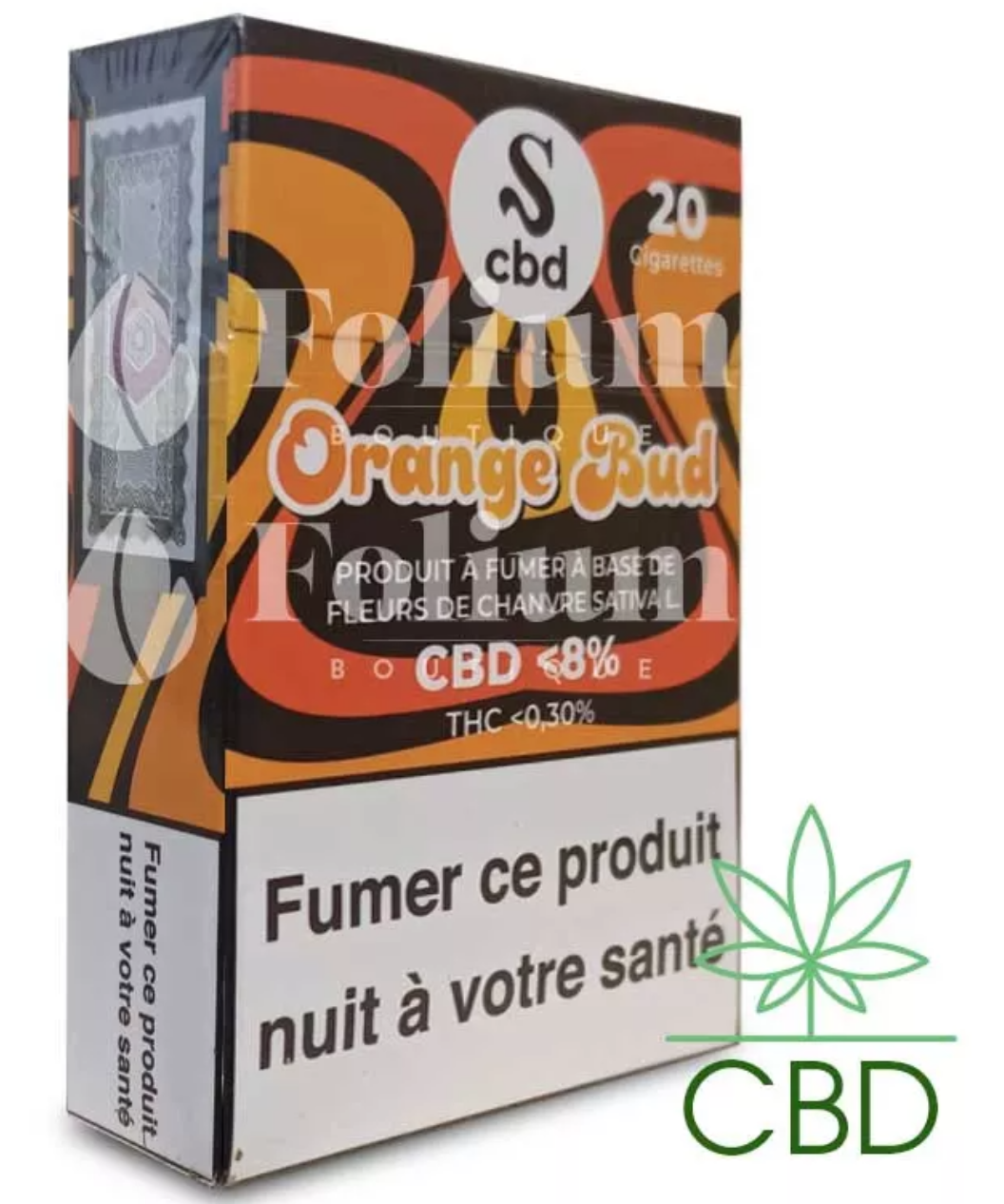 Cigarettes S CBD – Orange Bud 8% CBD