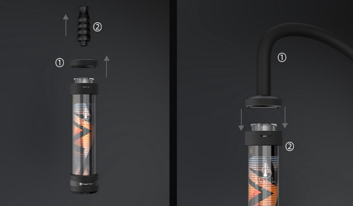 Pack Complet Hookah Dock + Hookah Air - Fumytech