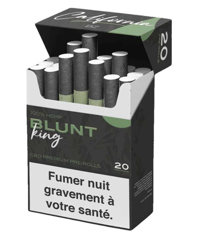 Blunt King California – Pack de 20 Pré-Rolls CBD Premium