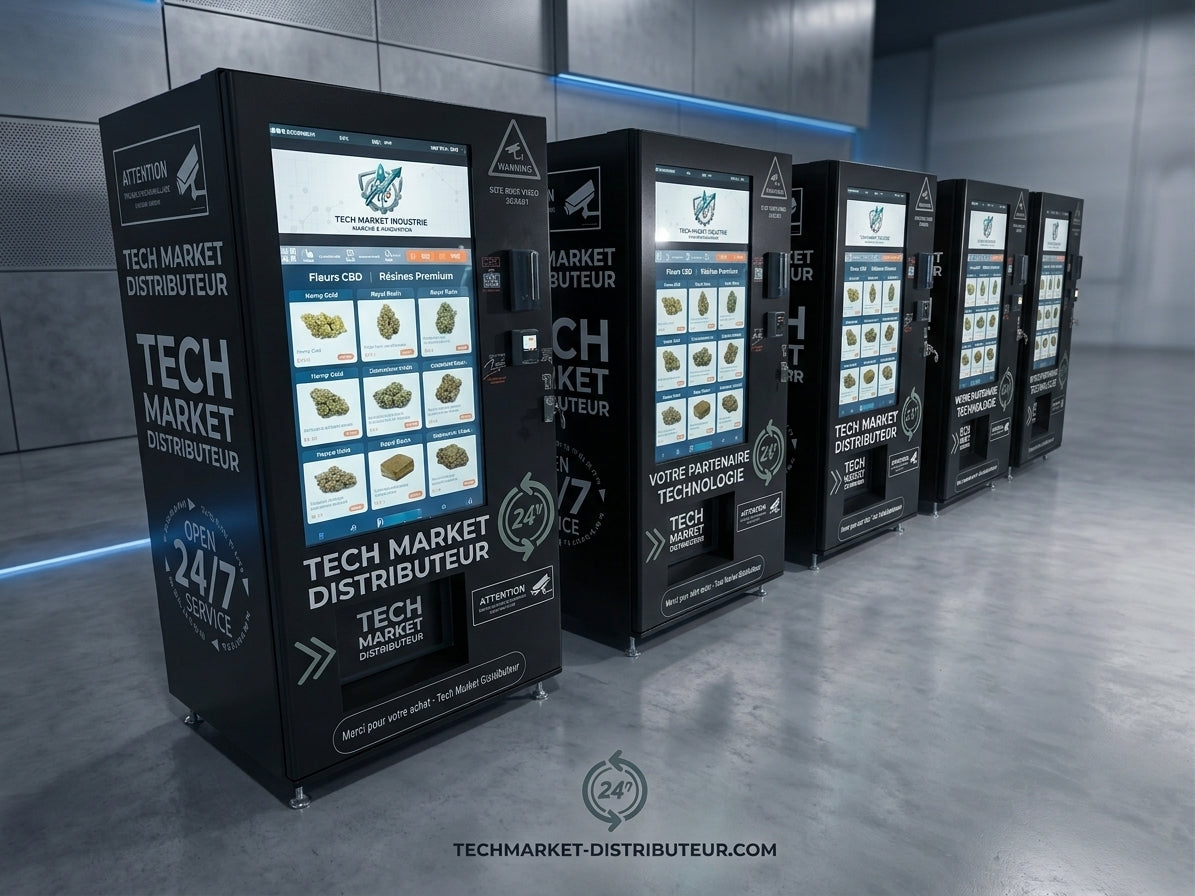 Distributeur Automatique Connecté TECH MARKET DISTRIBUTEUR — 24/7