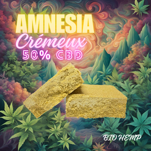 Résine / Pollen CBD | 5G Pollen Amnésia Crémeux 50% CBD - Consistance Poudreuse et Notes Citronnées – Image 2